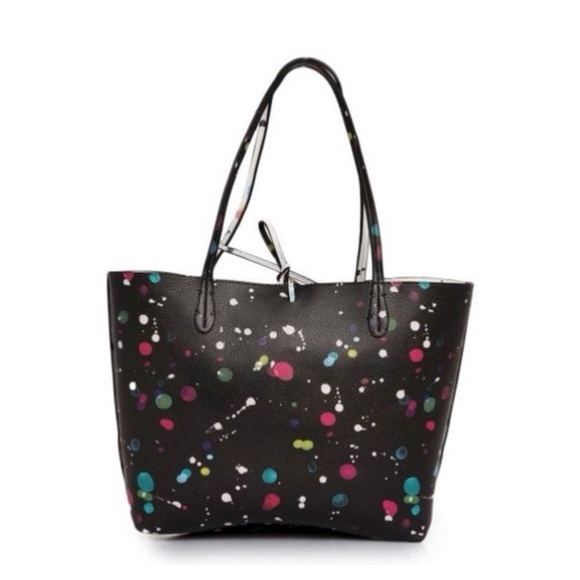 Desigual Paint‎ Splatter Capri Reversible Shopper Tote - Picture 2 of 9